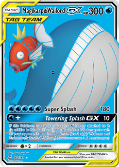 Magikarp & Wailord-GX #160 from Team Up