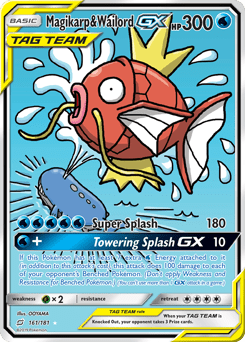 Magikarp & Wailord-GX #161 from Team Up