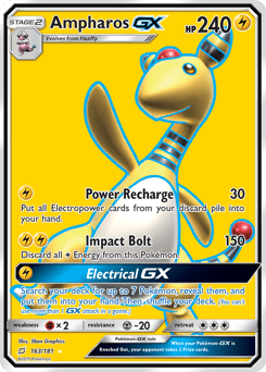 Ampharos-GX #163 from Team Up