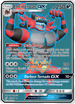 Incineroar-GX #167 from Team Up