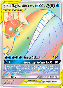 Magikarp & Wailord-GX #183 from Team Up