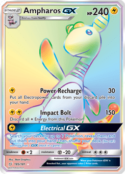 Ampharos-GX #185 from Team Up