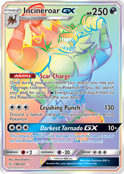 Incineroar-GX #188 from Team Up