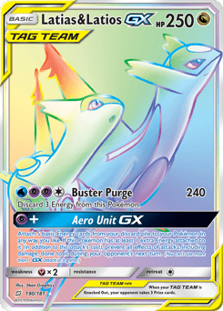 Latias & Latios-GX #190 from Team Up