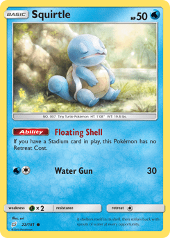 Squirtle #22 from Team Up