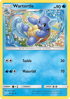 Wartortle #24 from Team Up