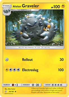 Alolan Graveler #36 from Team Up