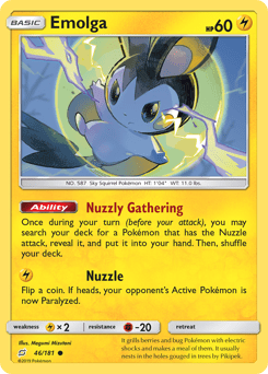 Emolga #46 from Team Up