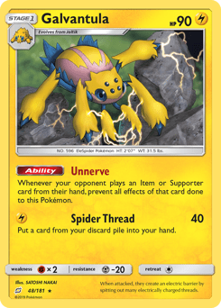 Galvantula #48 from Team Up