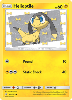 Helioptile #49 from Team Up