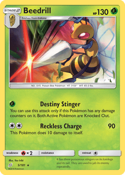 Beedrill #5 from Team Up