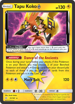 Tapu Koko ◇ #51 from Team Up