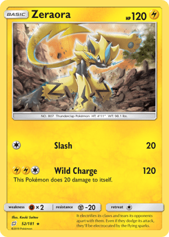 Zeraora #52 from Team Up