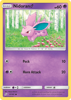 Nidoran♂ #57 from Team Up