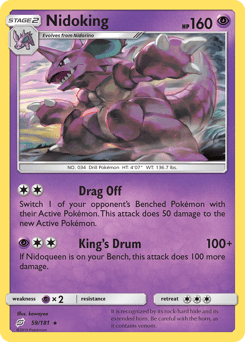 Nidoking #59 from Team Up