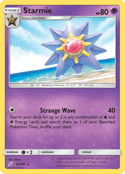 Starmie #65 from Team Up