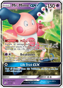 Mr. Mime-GX #67 from Team Up