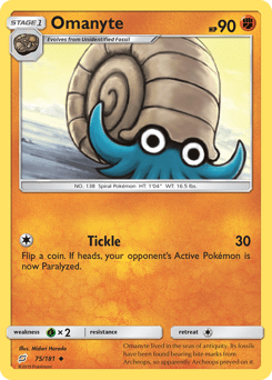 Omanyte #75 from Team Up