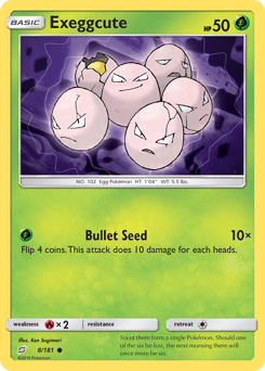 Exeggcute #8 from Team Up