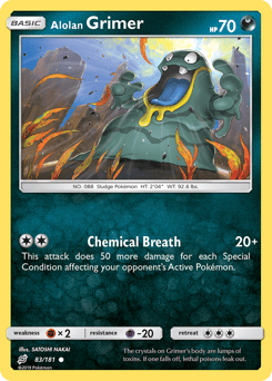 Alolan Grimer #83 from Team Up