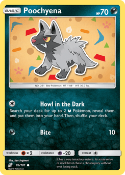 Poochyena #86 from Team Up
