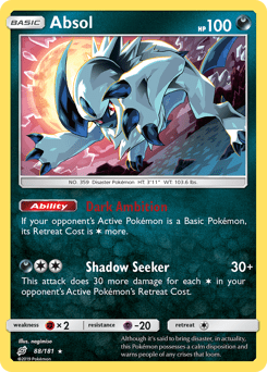 Absol #88 from Team Up