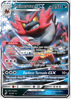 Incineroar-GX #97 from Team Up