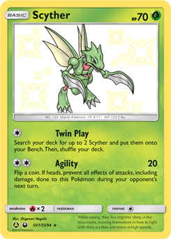 Scyther #SV1 from Shiny Vault