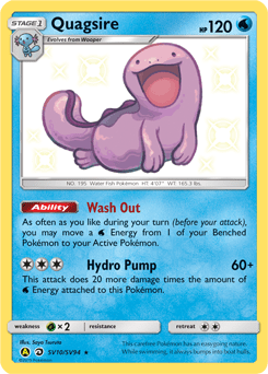 Quagsire #SV10 from Shiny Vault