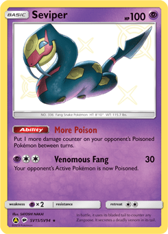 Seviper #SV15 from Shiny Vault