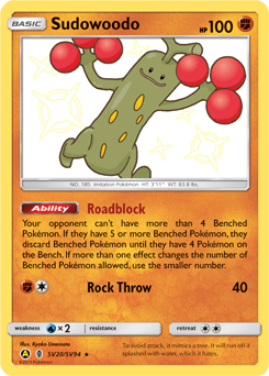 Sudowoodo #SV20 from Shiny Vault