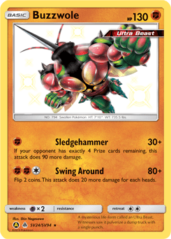 Buzzwole #SV24 from Shiny Vault