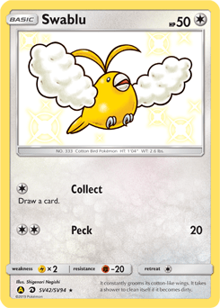 Swablu #SV42 from Shiny Vault