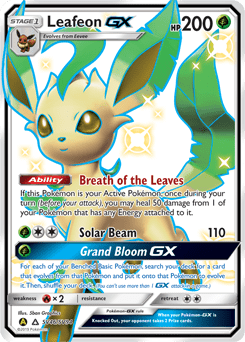 Leafeon-GX #SV46 from Shiny Vault