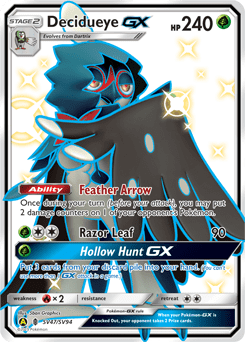 Decidueye-GX #SV47 from Shiny Vault