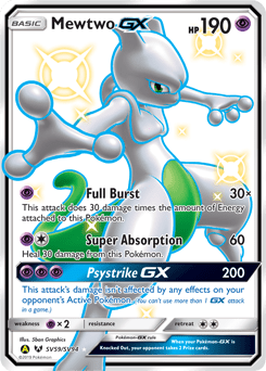 Mewtwo-GX #SV59 from Shiny Vault