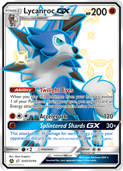Lycanroc-GX #SV67 from Shiny Vault