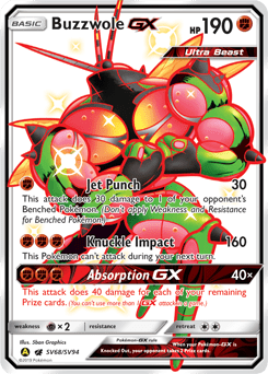 Buzzwole-GX #SV68 from Shiny Vault