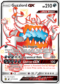 Guzzlord-GX #SV71 from Shiny Vault