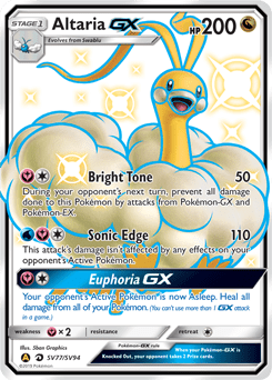Altaria-GX #SV77 from Shiny Vault