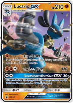 Lucario-GX #SM100 by 5ban Graphics