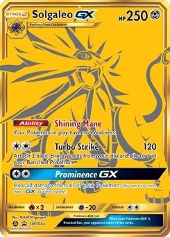 Solgaleo-GX #SM104a from SM Black Star Promos