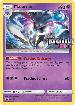 Malamar #SM117 from SM Black Star Promos