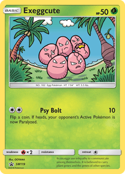 Exeggcute #SM119 from SM Black Star Promos