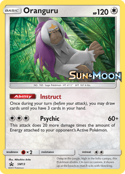 Oranguru #SM13 from SM Black Star Promos