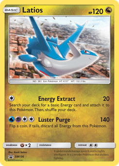 Latios #SM136 from SM Black Star Promos