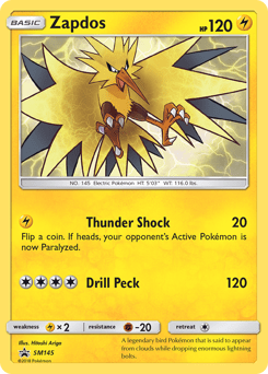 Zapdos #SM145 by Hitoshi Ariga