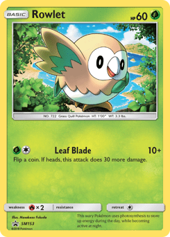 Rowlet #SM153 from SM Black Star Promos