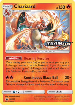 Charizard #SM158 from SM Black Star Promos