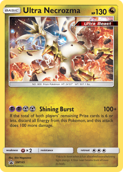 Ultra Necrozma #SM165 from SM Black Star Promos